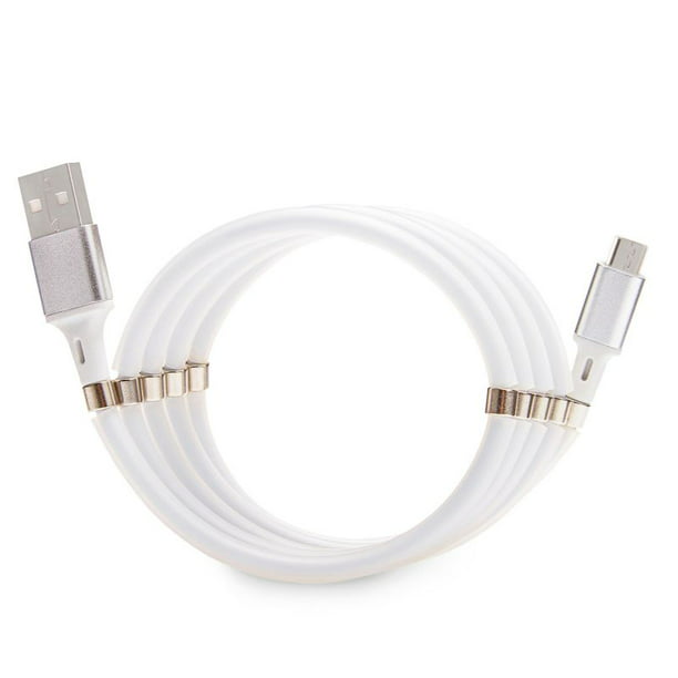 3A Fast Charge Data Cord Portable Data Cable Magnetic Absorption Storage Magnetic Charging Cable Magnetic Data Cable for Phone 